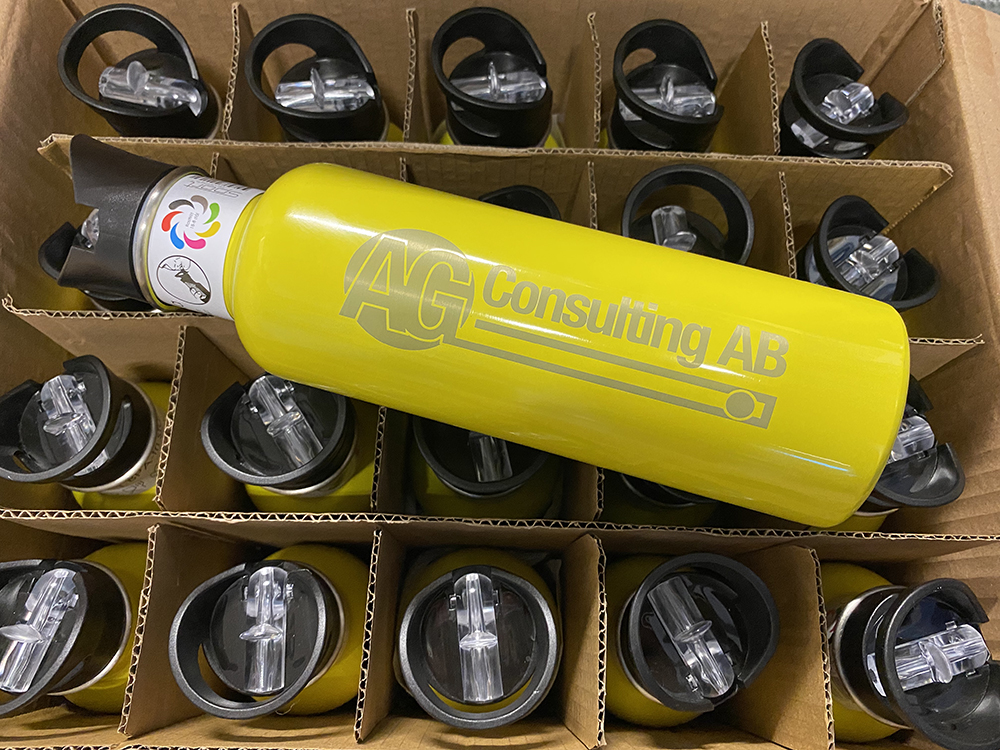 Vattenflaska Flip Steel 0,75L