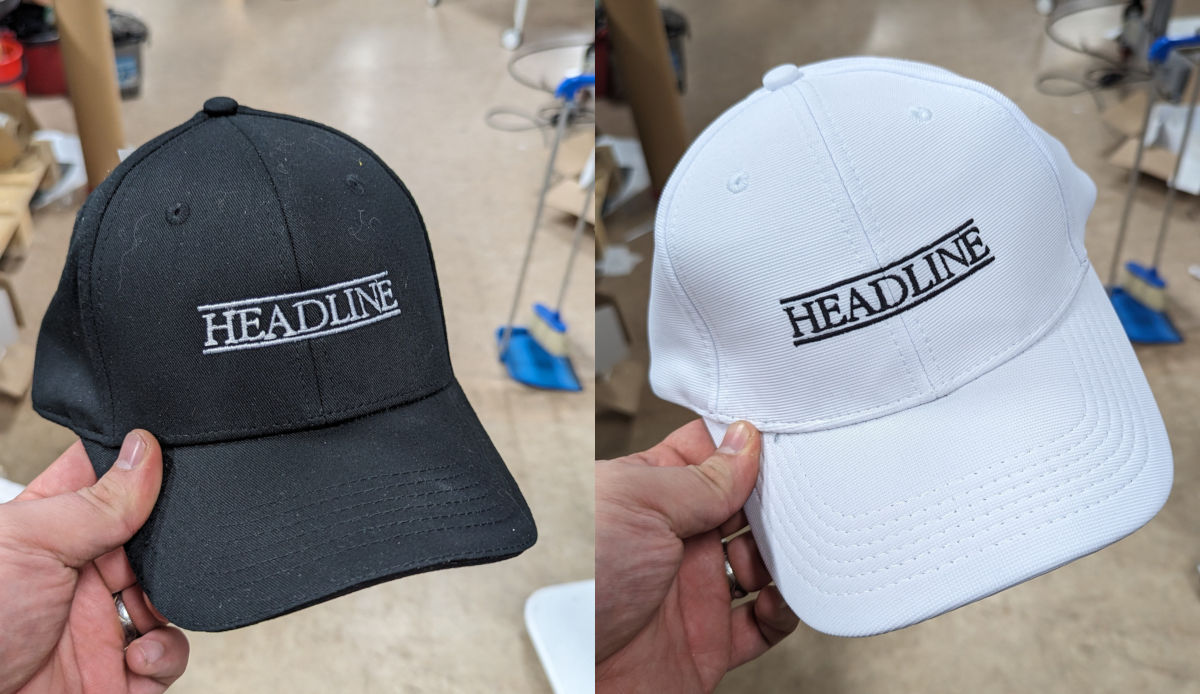 Broderade kepsar - HeadLine UF