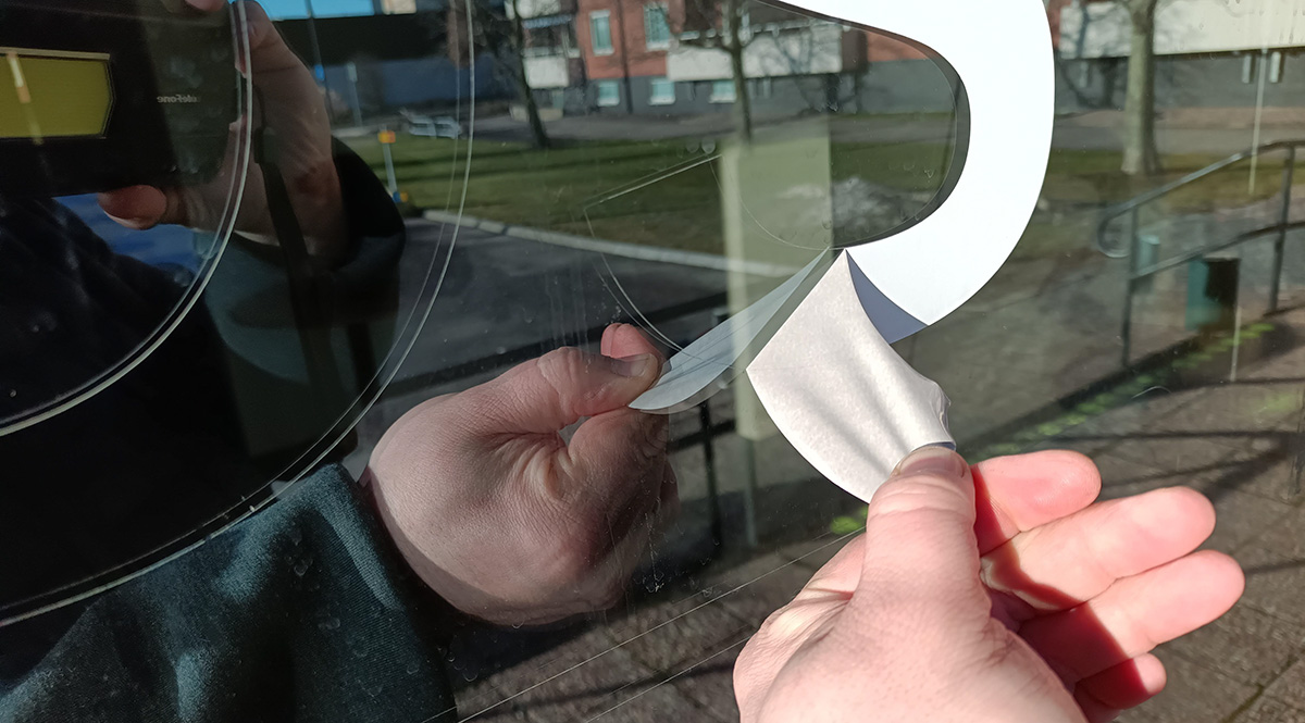 Fönsterdekor till ON VIA i Köping - Reklamhuset RINK