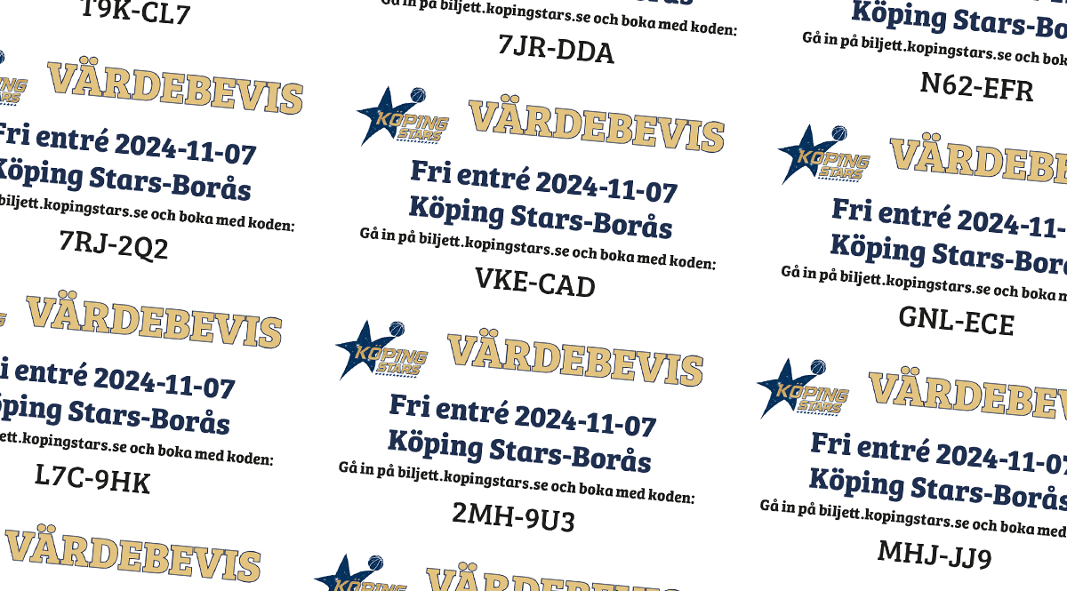 Biljetter Köping Stars