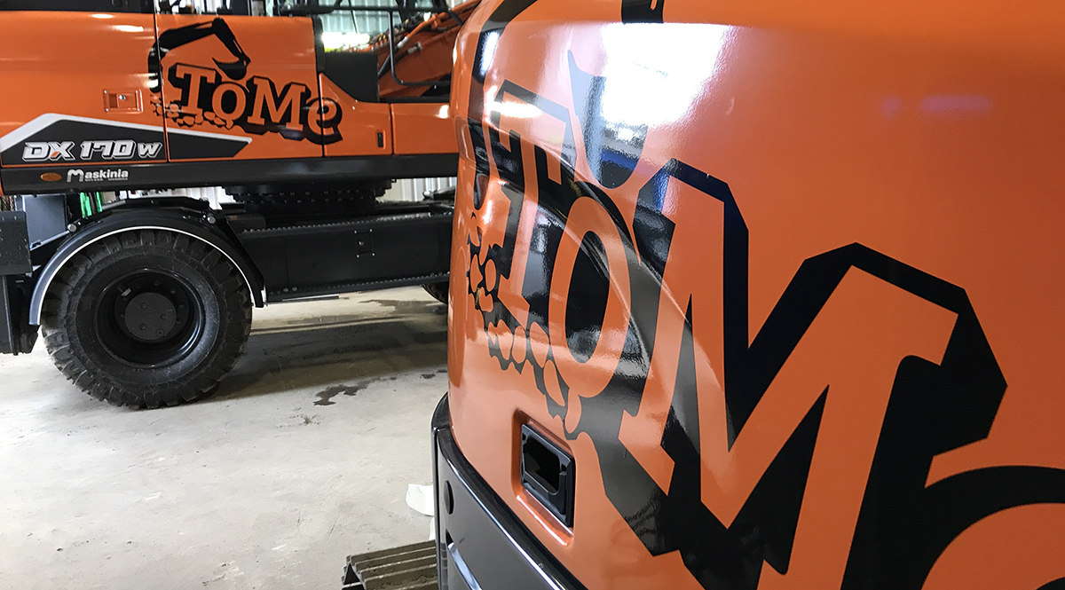 Fordonsdekor ToMe Schakt