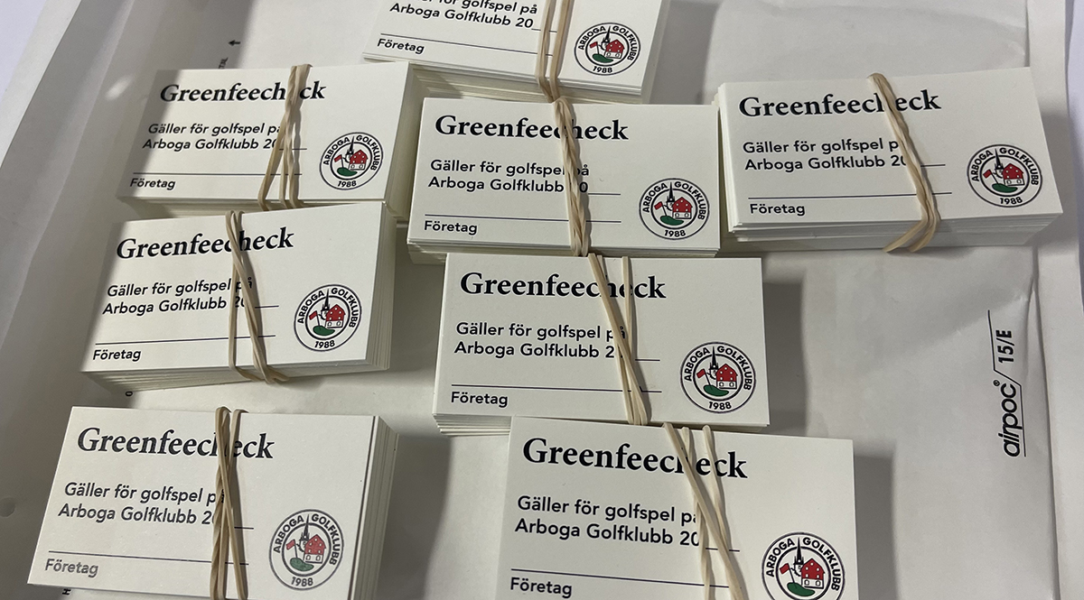 Greenfeecheckar eller kuponger