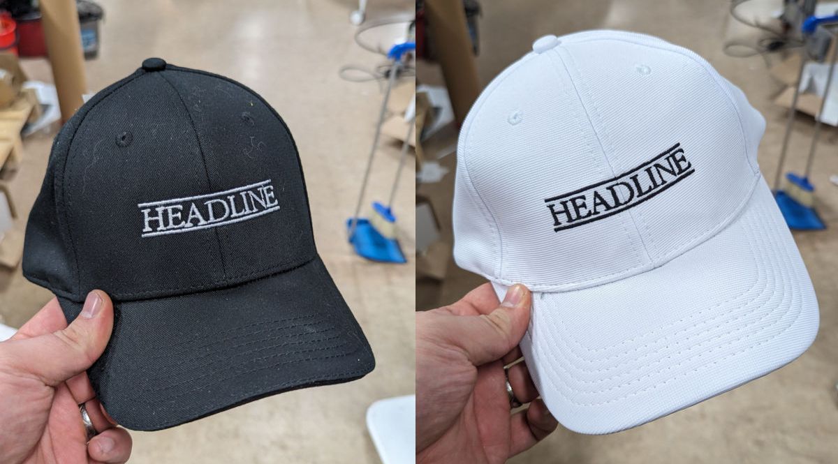 Broderade kepsar - HeadLine UF